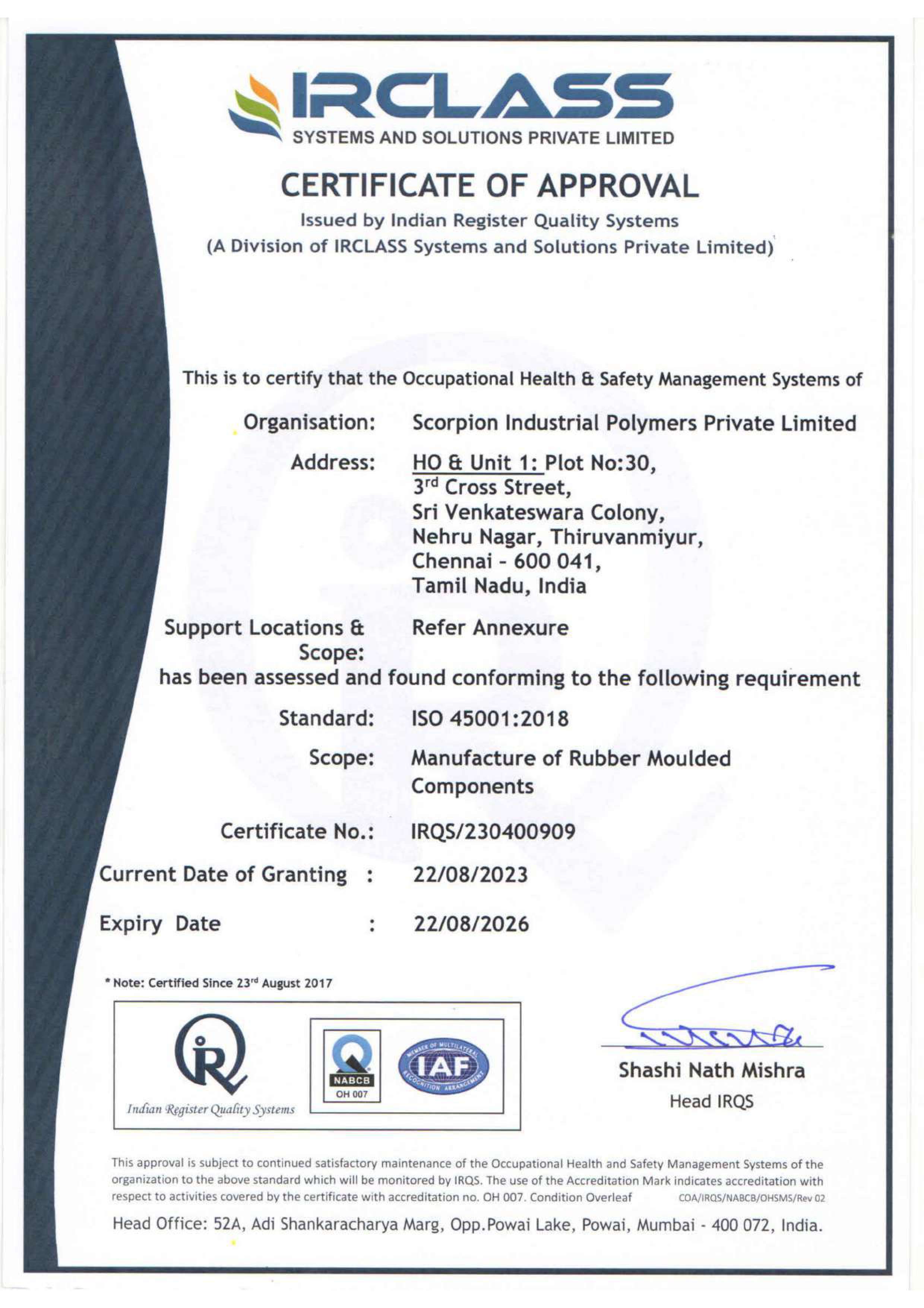 certify